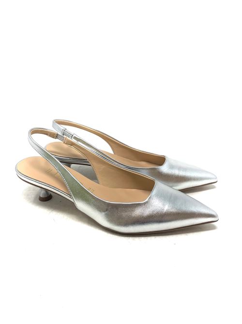 Slingbacks aus Leder IL LACCIO | 894R002CHARMARGENTO